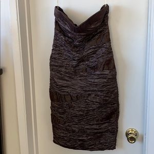 Juniors strapless dress